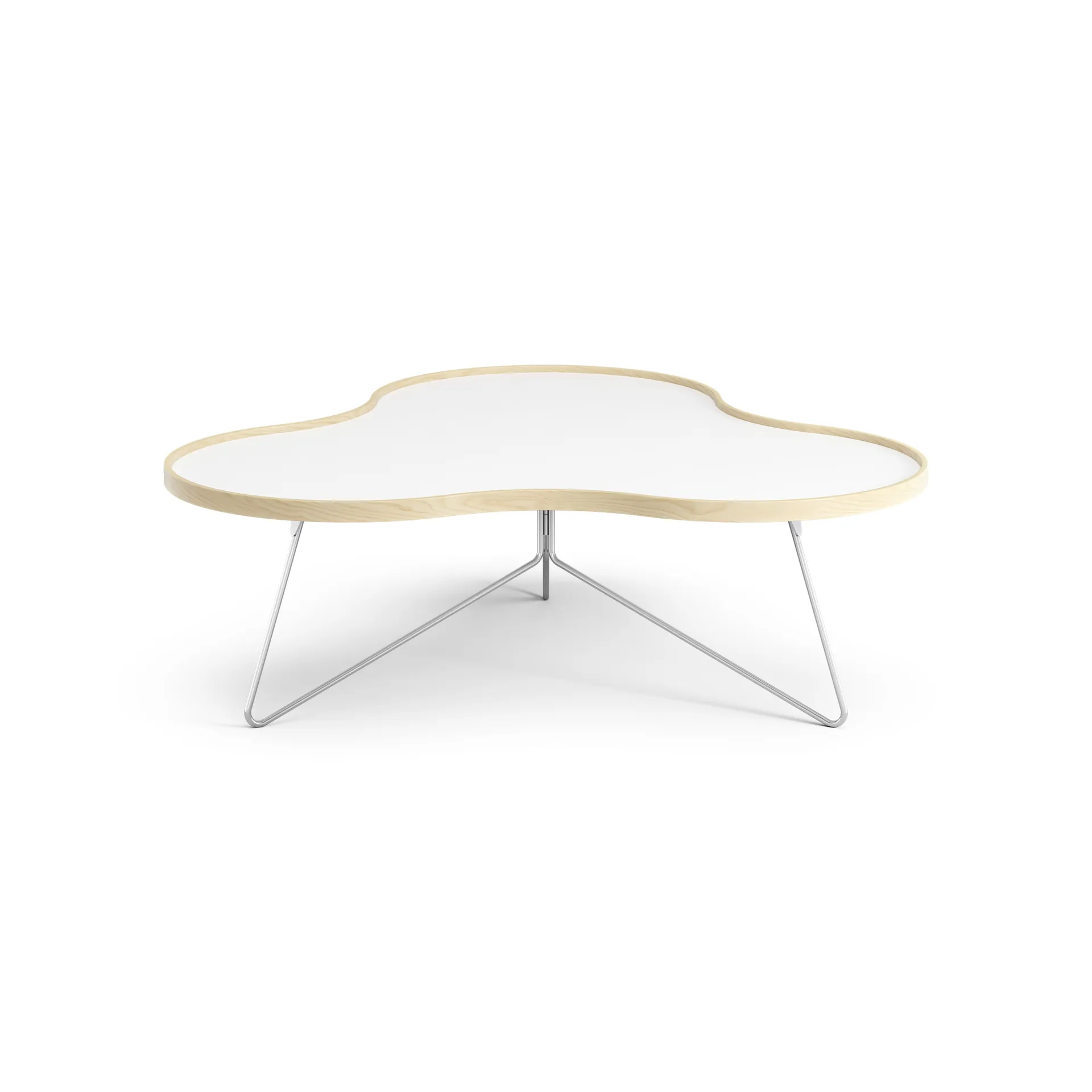 Flower Tisch 107 x 114cm, H39 cm Birke lackiert Swedese