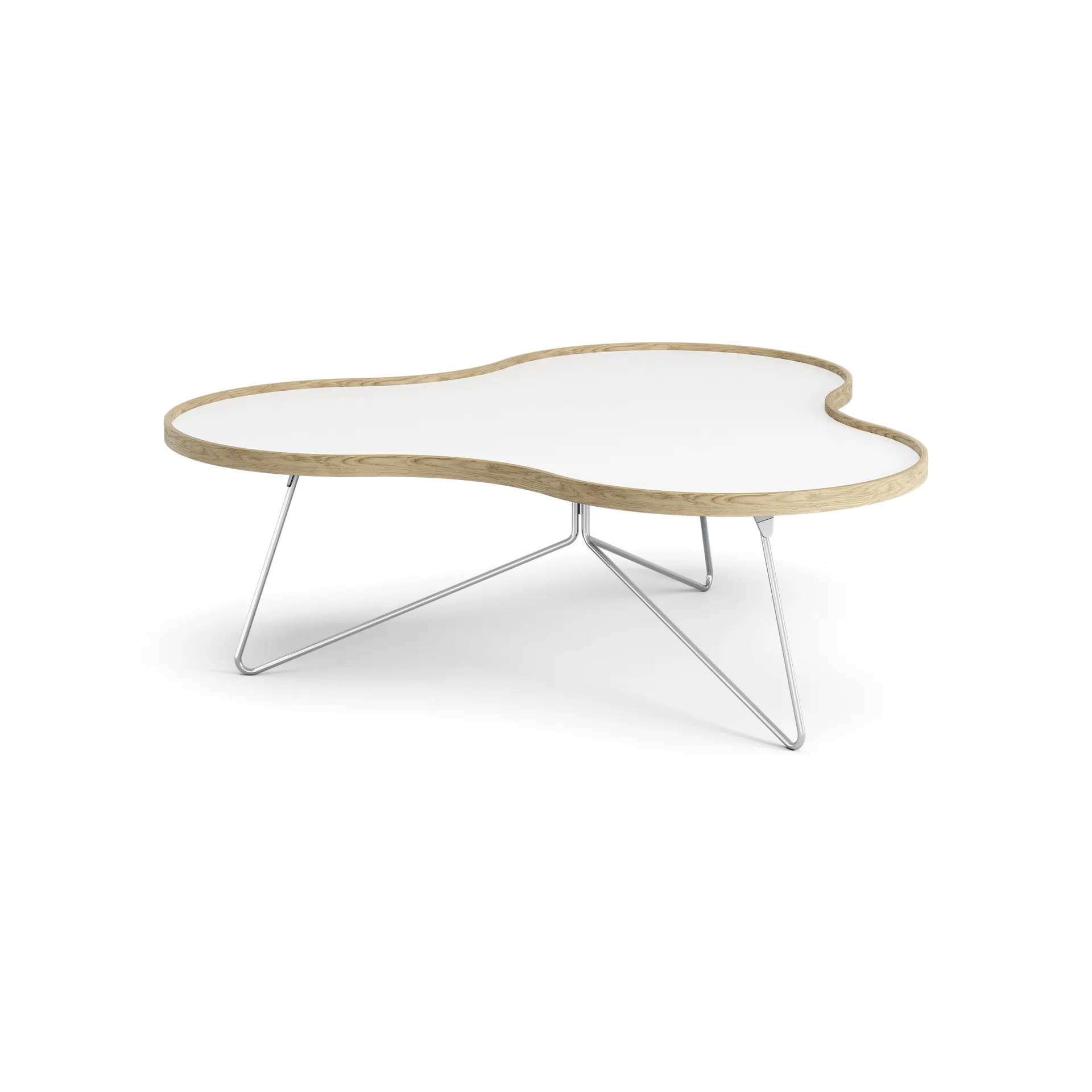 Flower Tisch 107 x 114cm, H39cm Eiche lackiert Swedese