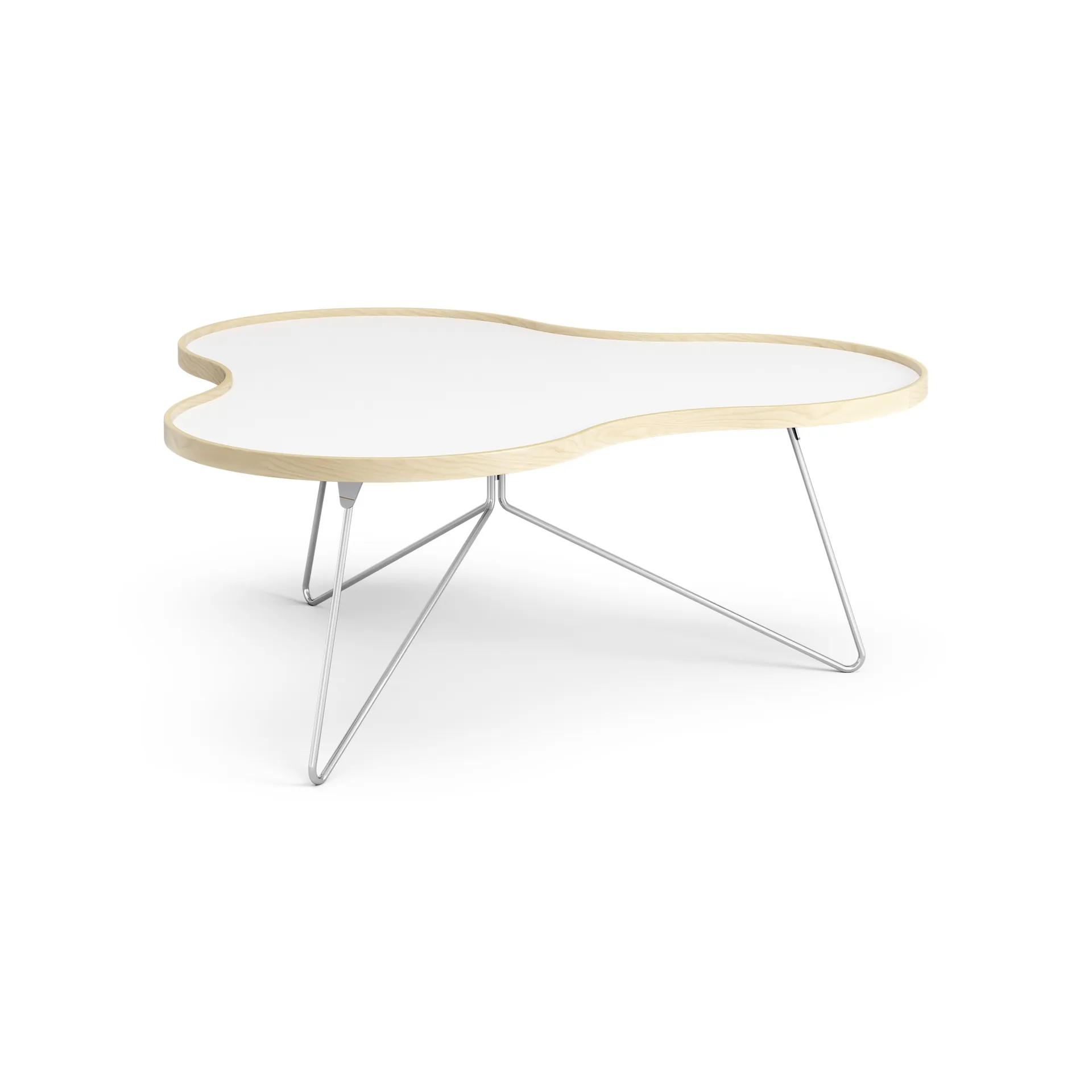 Flower Tisch 107 x 114cm, H45cm Birke lackiert Swedese