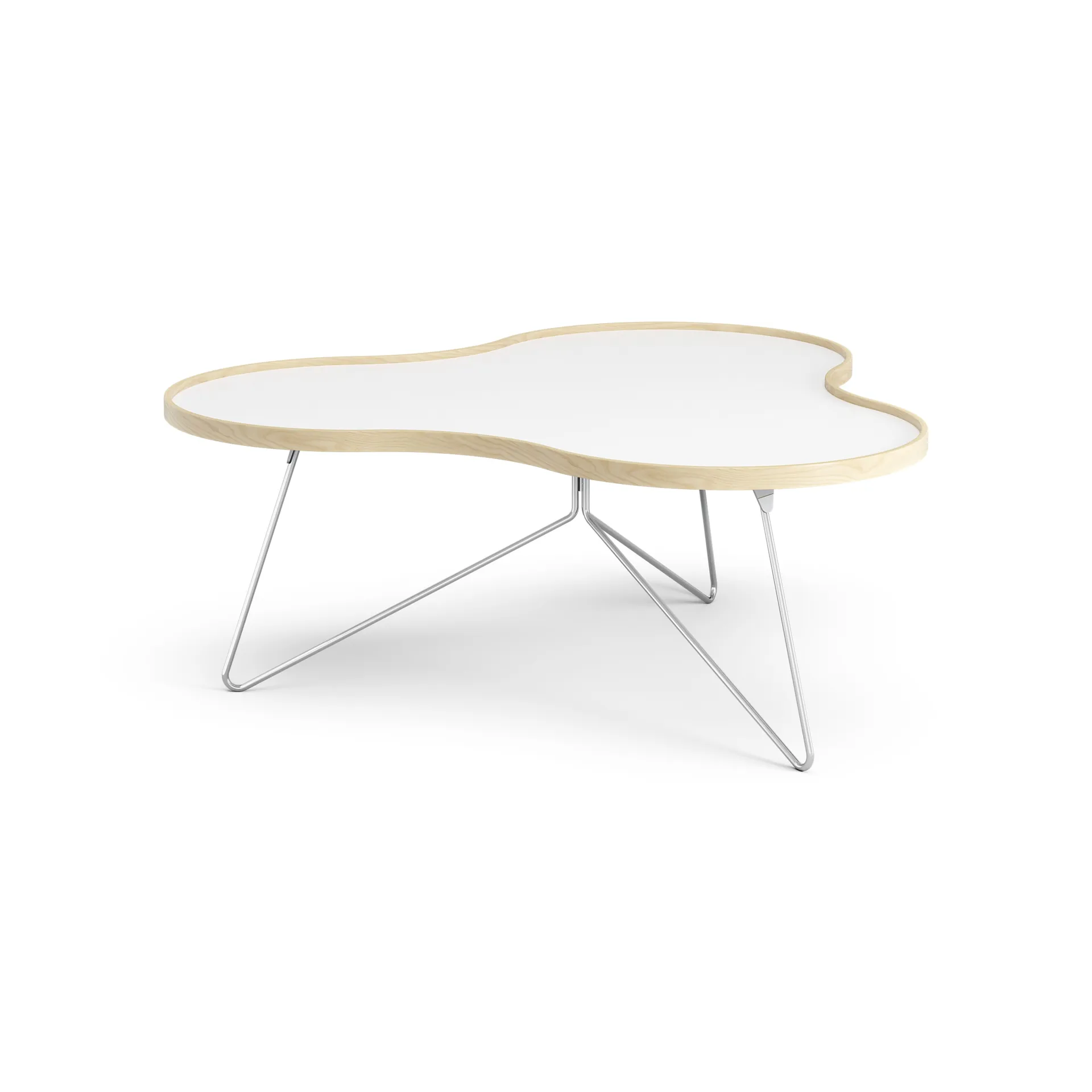 Flower Tisch 107 x 114cm, H45cm Birke lackiert Swedese