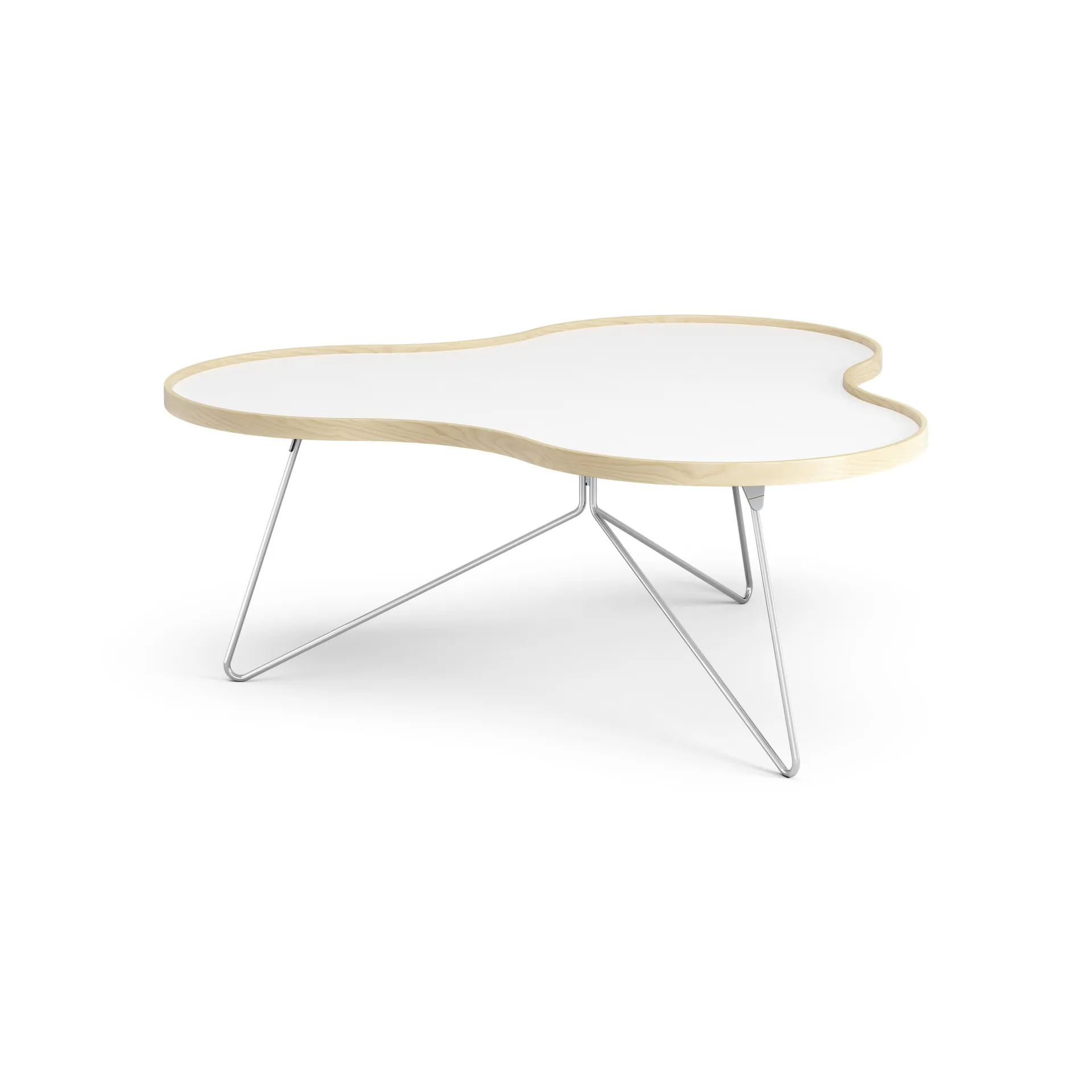 Flower Tisch 107 x 114cm, H45cm Birke lackiert Swedese