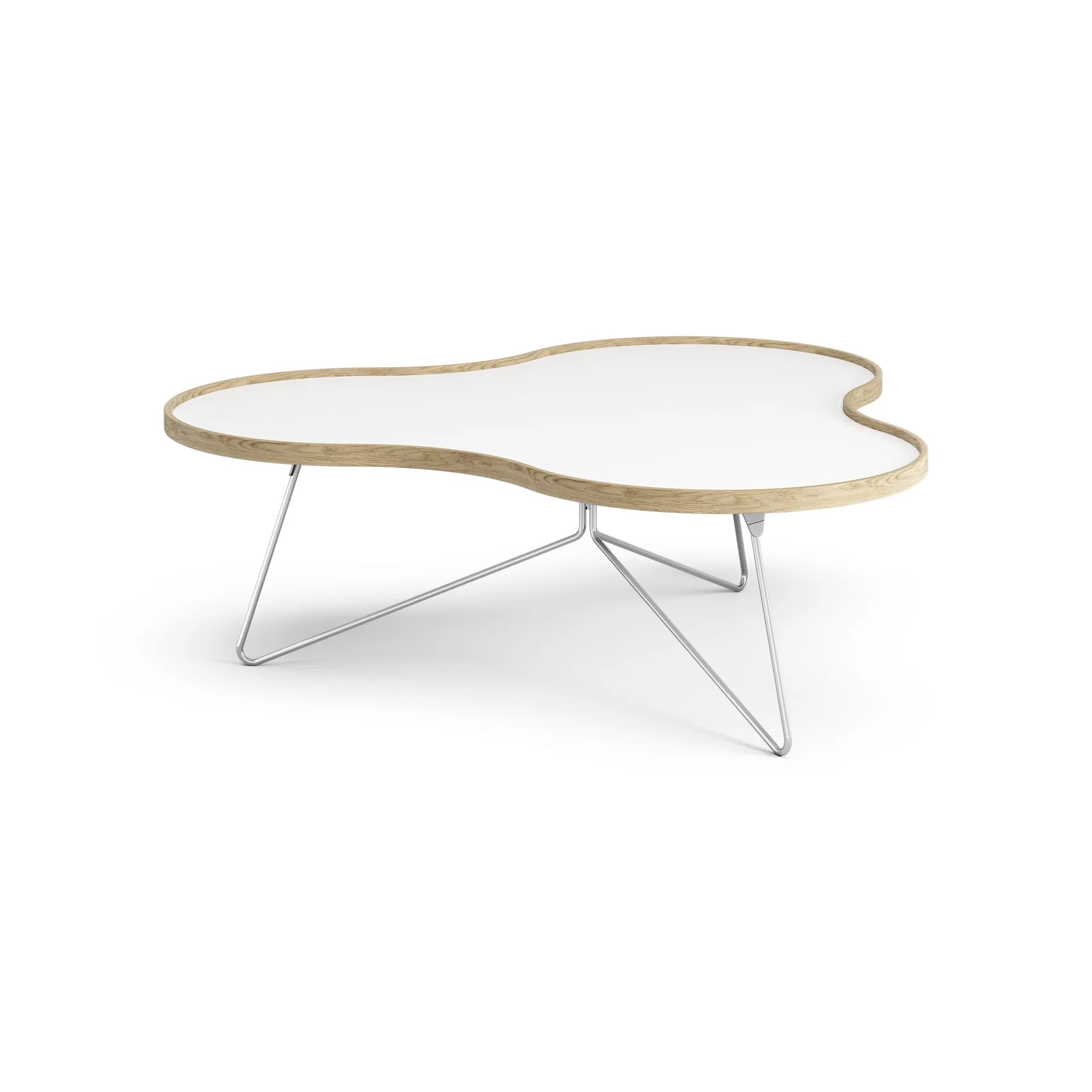 Flower Tisch 107 x 114cm, H45cm Eiche lackiert Swedese