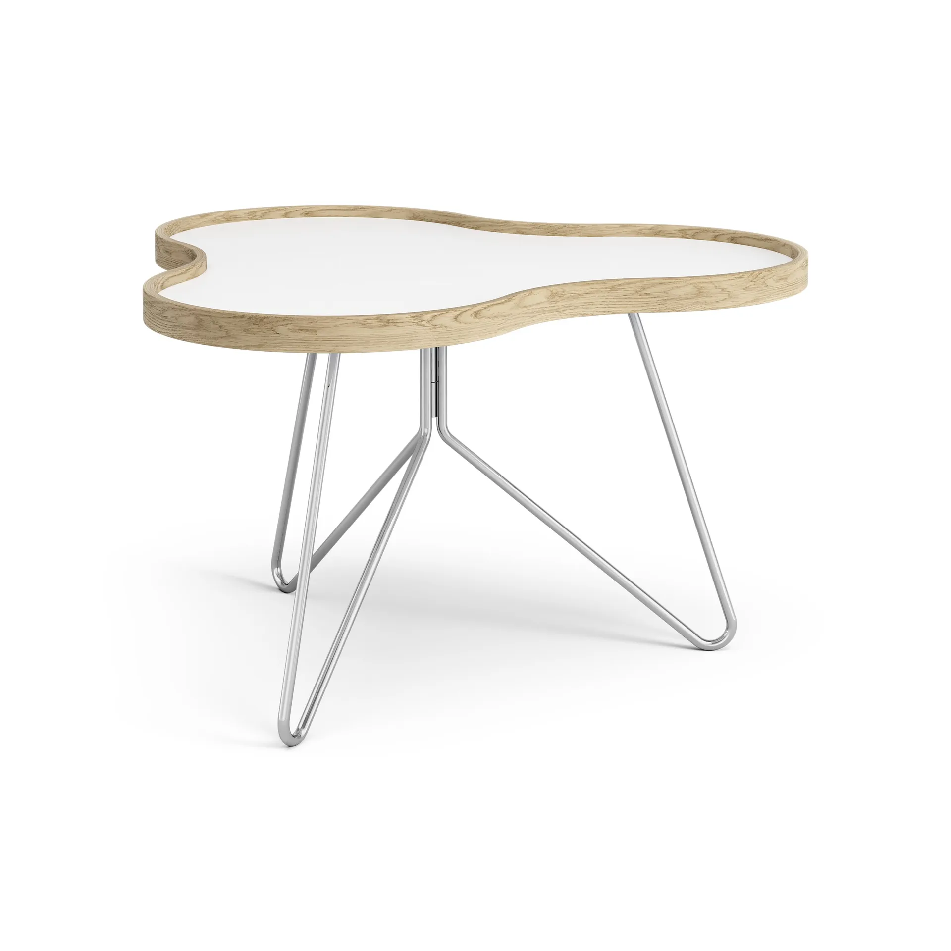 Flower Tisch 62 x 66cm, H39cm Eiche lackiert Swedese