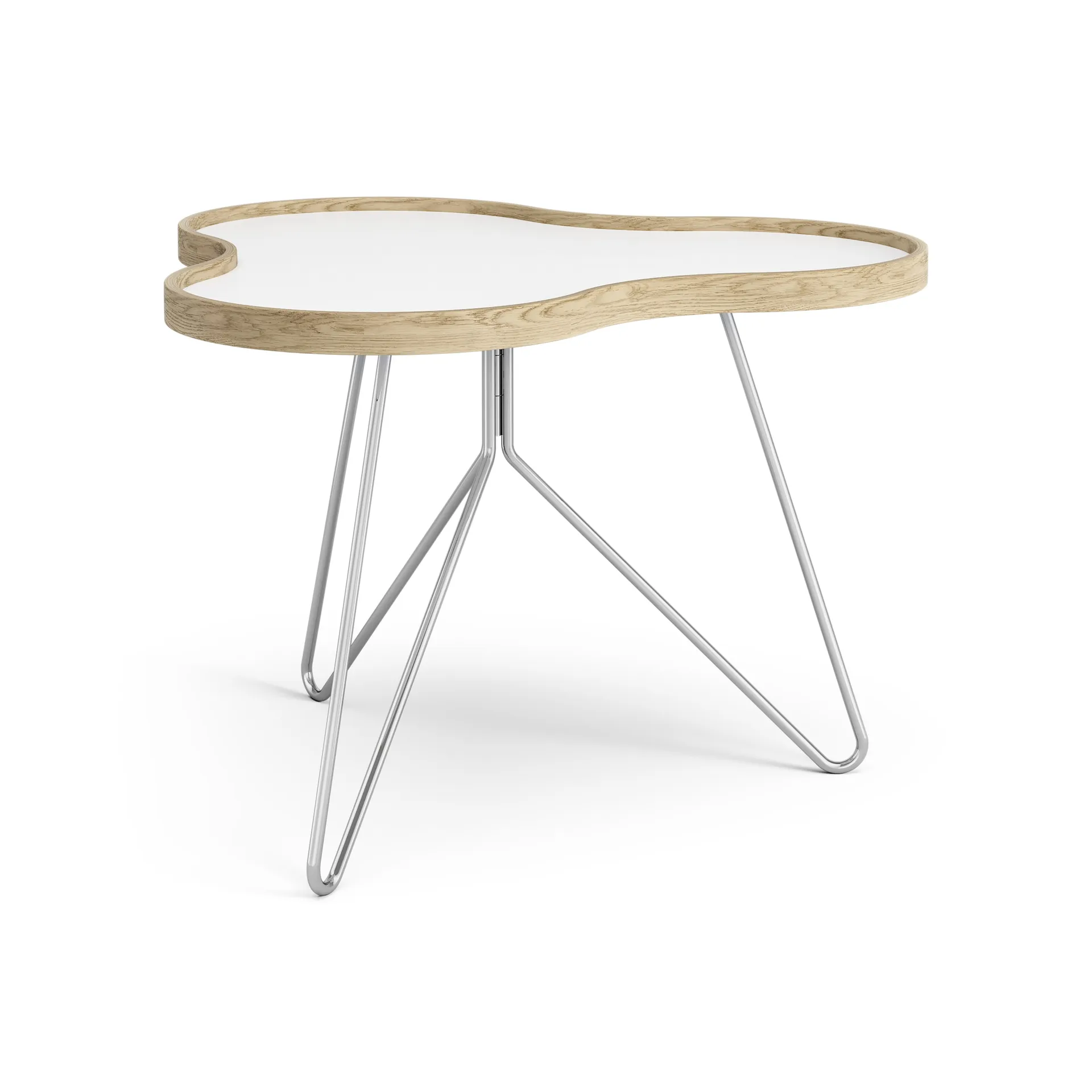 Flower Tisch 62 x 66cm, H45cm Eiche lackiert Swedese