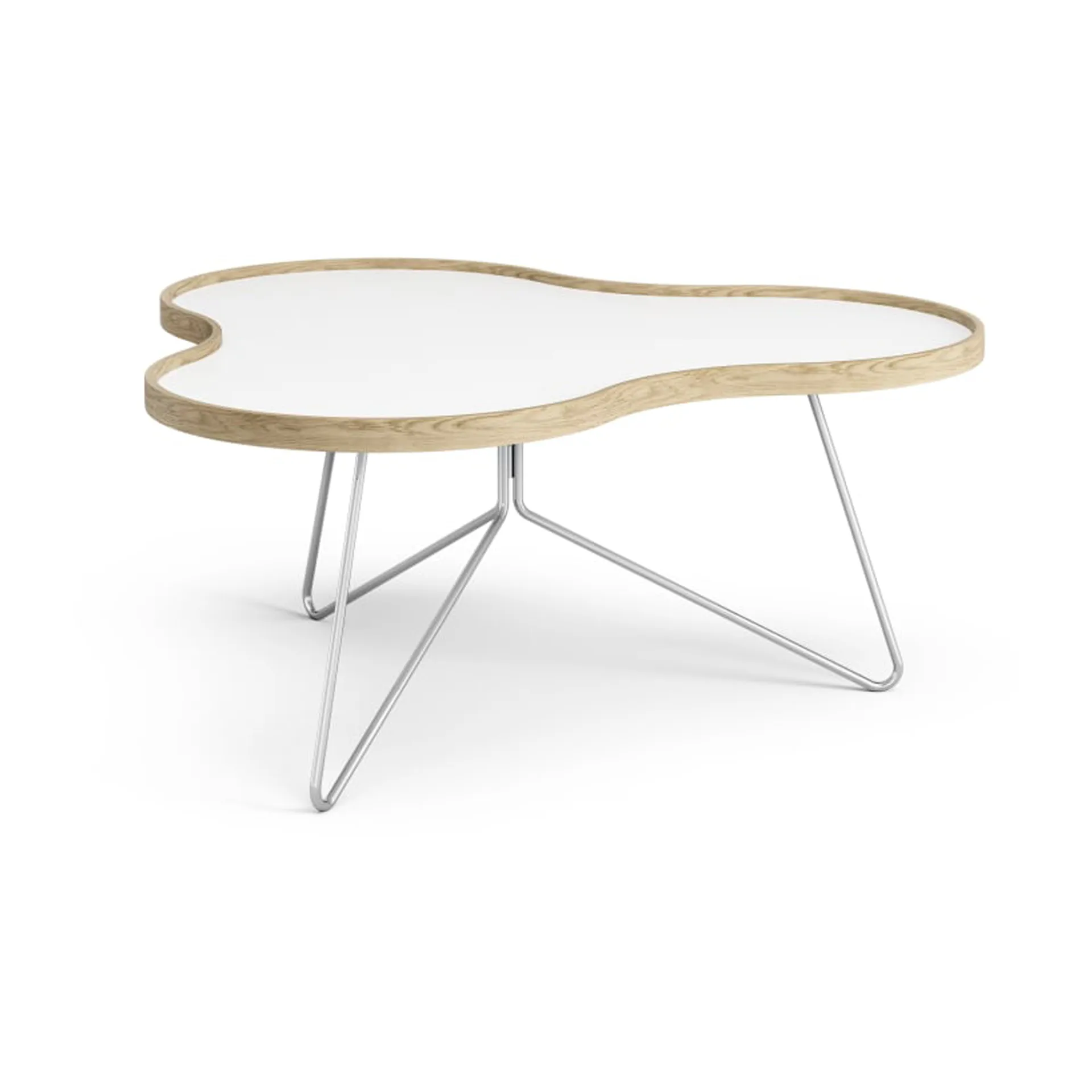 Flower Tisch 84 x 90cm, H39cm Eiche lackiert Swedese