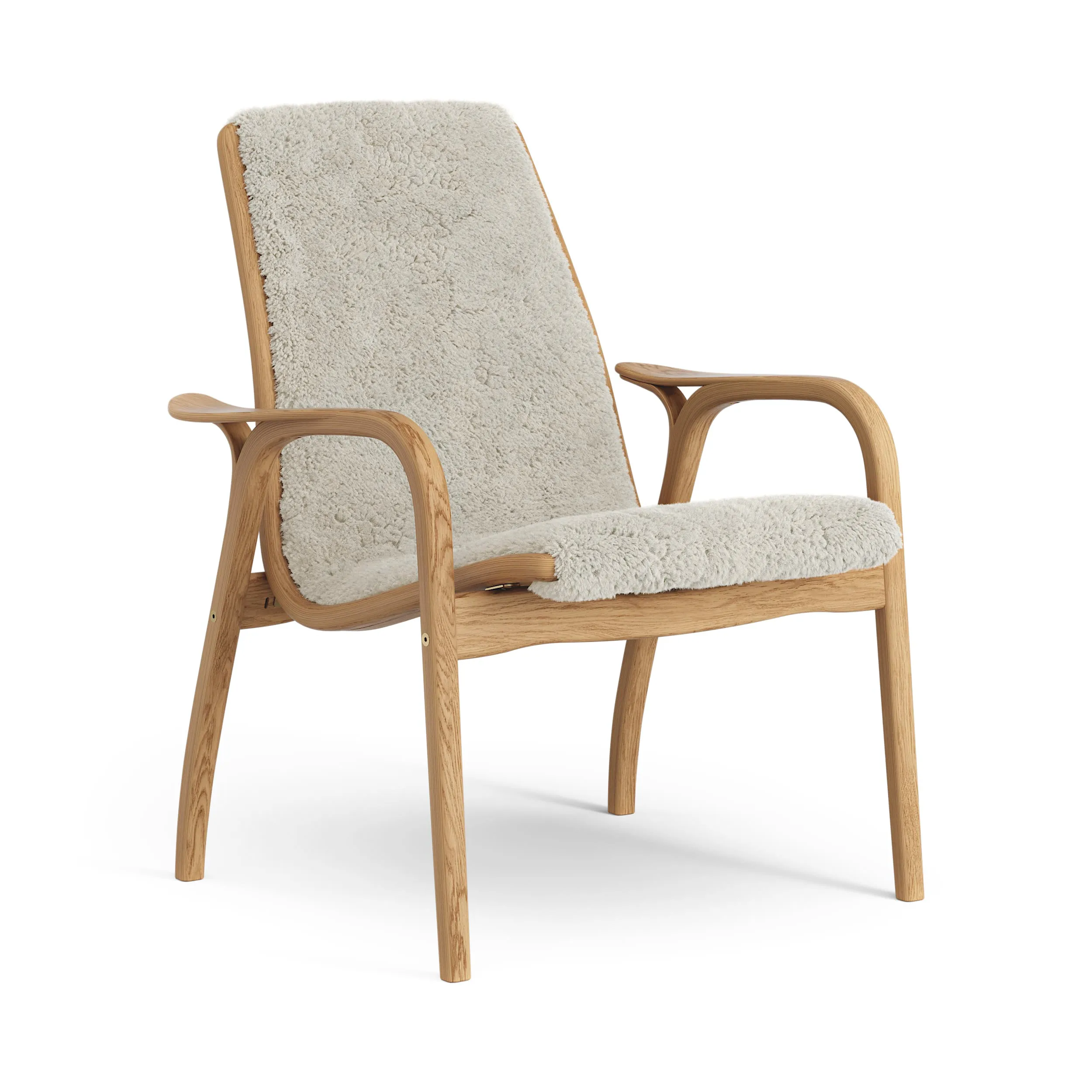 Laminett Sessel Eiche geölt / Schaffell | Swedese → NordicNest.de