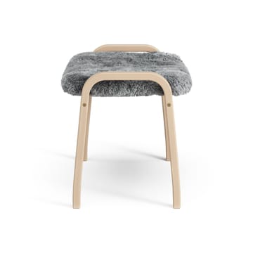 Lamini Fußhocker für Kinder lackierte Buche/Schaffell - Scandinavian Grey (grau) - Swedese