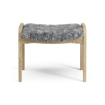 Lamini Fußhocker für Kinder lackierte Eiche/Schaffell - Scandinavian Grey (grau) - Swedese