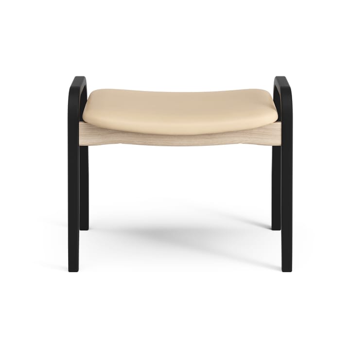 Lamino Duality Fußhocker, Schwarzlasiert Swedese