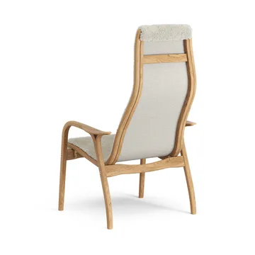 Lamino Sessel geölte Eiche/Schaffell - Moonlight (beige) - Swedese