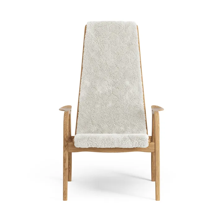 Lamino Sessel geölte Eiche/Schaffell - Offwhite (weiß) - Swedese