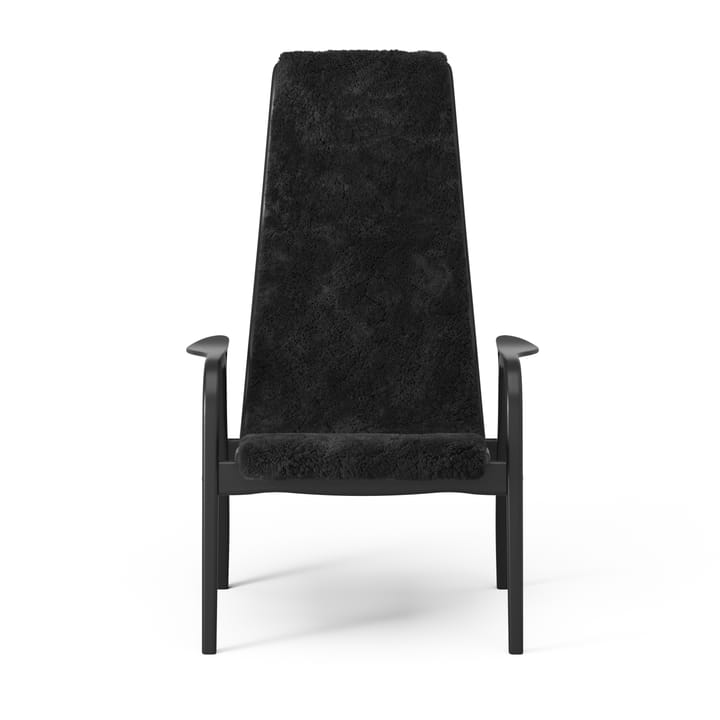 Lamino Sessel und Fußbank Black Edition, Schwarz Swedese