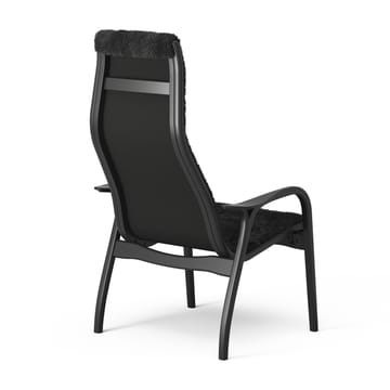 Lamino Sessel und Fußbank Black Edition - Schwarz - Swedese