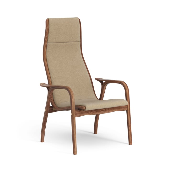Lamino Sessel Walnuss geölt/Stoff - Main Line Flax 12 - Swedese