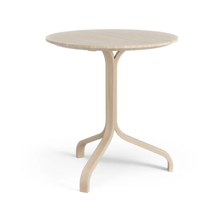 Lamino Tisch Ø46x49 cm - Weiß pigmentierte Eiche - Swedese
