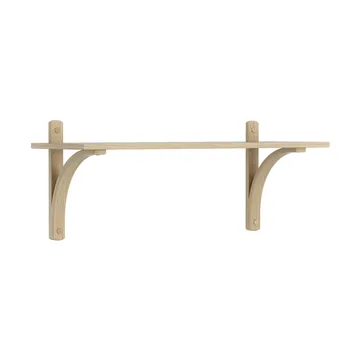 Levi Regal 1 Fachboden - Naturlackiertes Eichen-Messing, 90 cm - Swedese