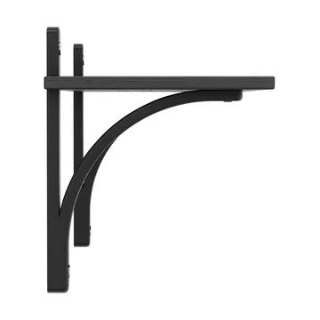 Levi Regal 1 Fachboden - Schwarz lasierte Esche-Aluminium, 90 cm - Swedese