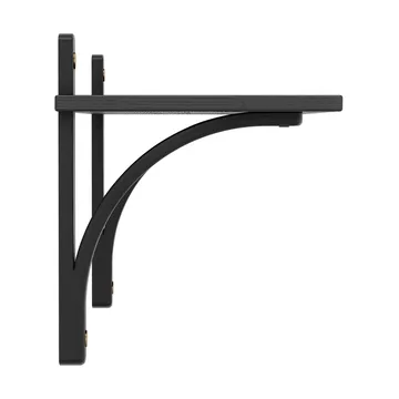 Levi Regal 1 Fachboden - Schwarz lasiertes Esche-Messing, 90 cm - Swedese