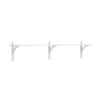 Levi Regal 1 Fachboden - Weiß lasierte Esche-aluminium, 180 cm - Swedese