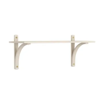 Levi Regal 1 Fachboden - Weiß pigmentierte Esche–Messing, 90 cm - Swedese