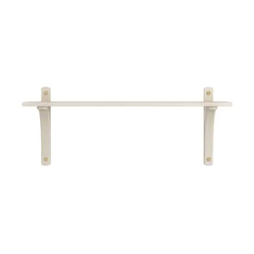 Levi Regal 1 Fachboden - Weiß pigmentierte Esche–Messing, 90 cm - Swedese