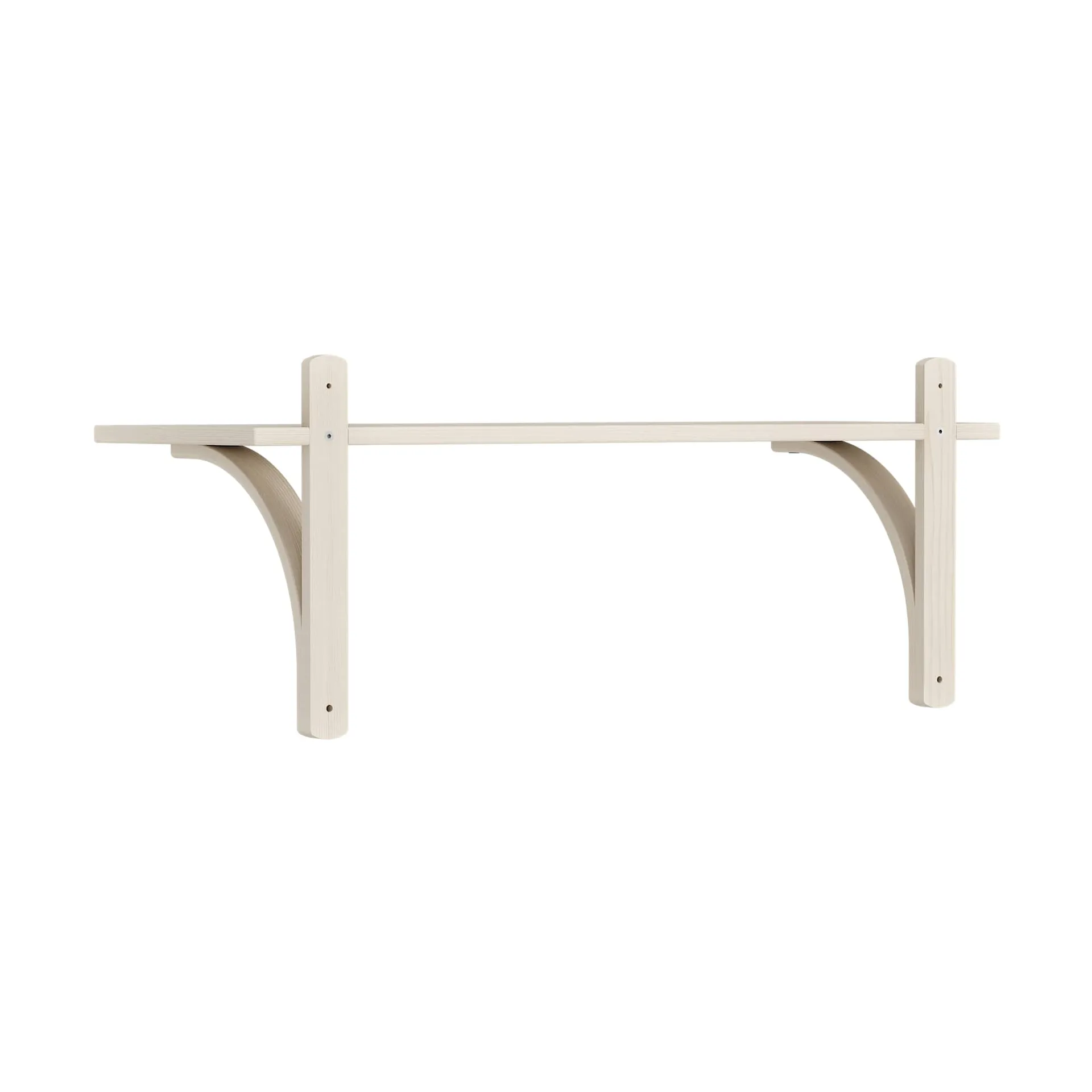 Levi Regal 1 Fachboden, Weiß pigmentierte Esche–Messing, 90 cm Swedese