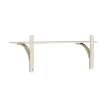Levi Regal 1 Fachboden - Weiß pigmentierte Esche–Messing, 90 cm - Swedese