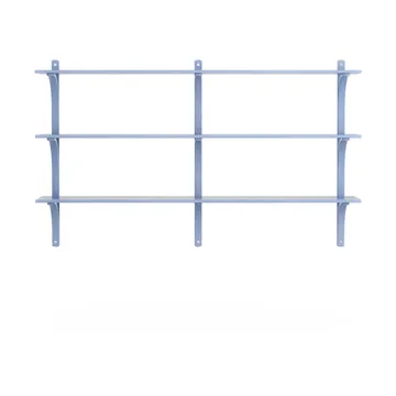 Levi Regal 3 Fachboden - ILKE Blue-aluminium, 180 cm - Swedese