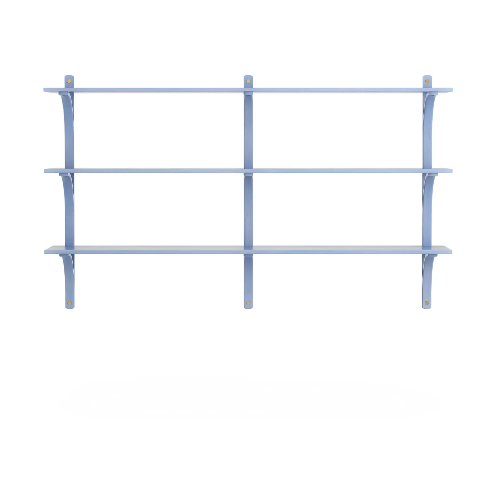 Levi Regal 3 Fachboden, ILKE Blue-Messing, 180 cm Swedese