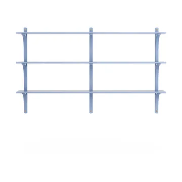 Levi Regal 3 Fachboden - ILKE Blue-Messing, 180 cm - Swedese