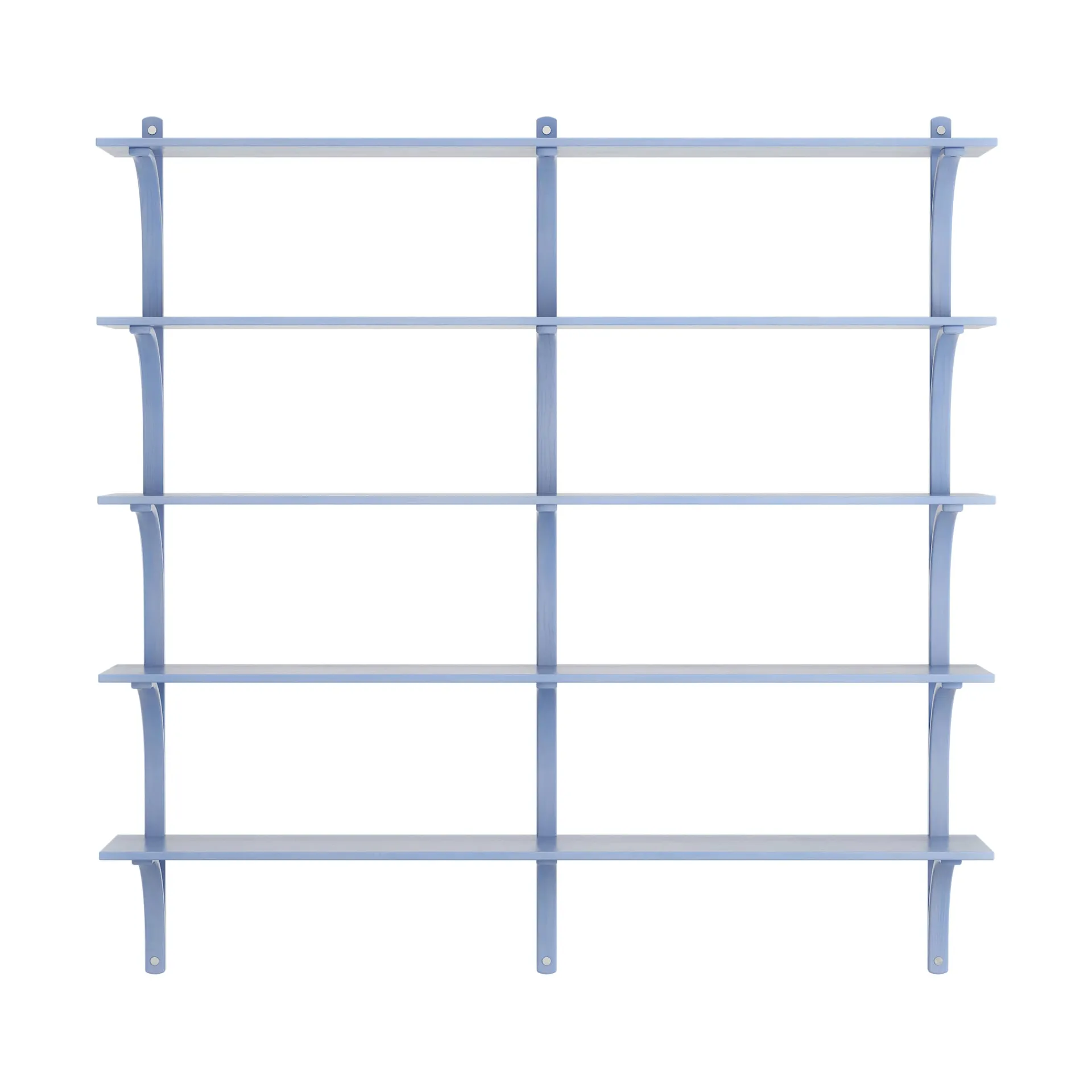 Levi Regal 5 Fachboden, ILKE Blue-aluminium, 180 cm Swedese