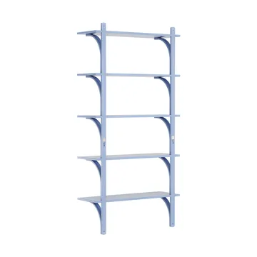 Levi Regal 5 Fachboden - ILKE Blue-aluminium, 90 cm - Swedese