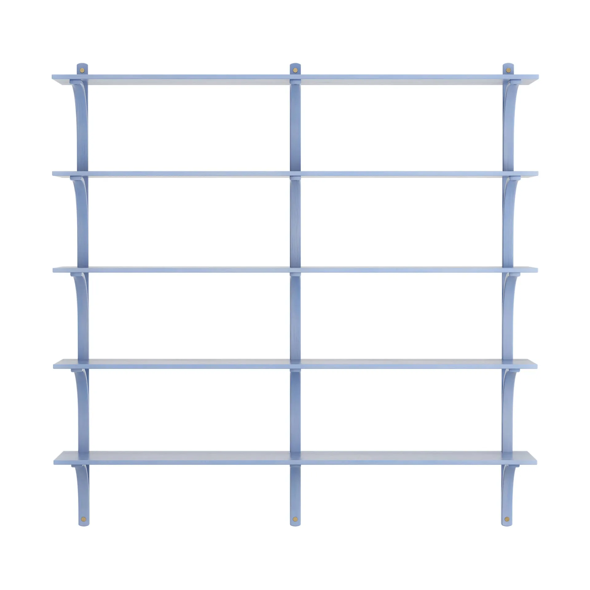 Levi Regal 5 Fachboden, ILKE Blue-Messing, 180 cm Swedese