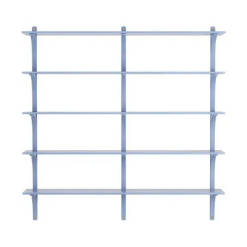 Levi Regal 5 Fachboden - ILKE Blue-Messing, 180 cm - Swedese