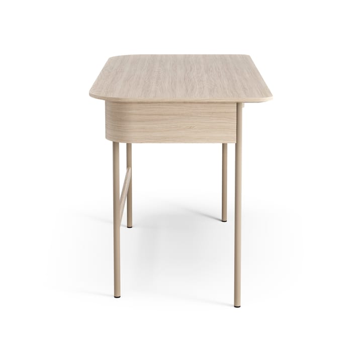 Luna Schreibtisch mit Schublade - Eiche weiß pigmentiert - Swedese