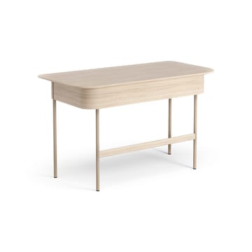Luna Schreibtisch mit Schublade - Eiche weiß pigmentiert - Swedese