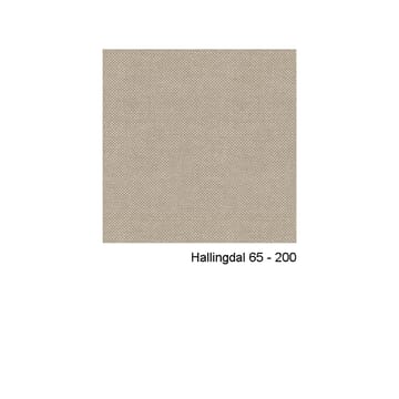 Pillo Sessel - Stoff hallingdal 65 200 offwhite, Chrom, 4-sterniger Drehfuß - Swedese