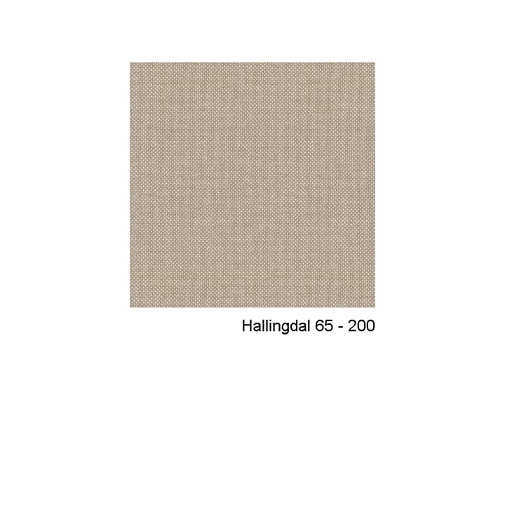 Pillo Sessel, Stoff hallingdal 65 200 offwhite, Chrom, 4-sterniger Drehfuß Swedese