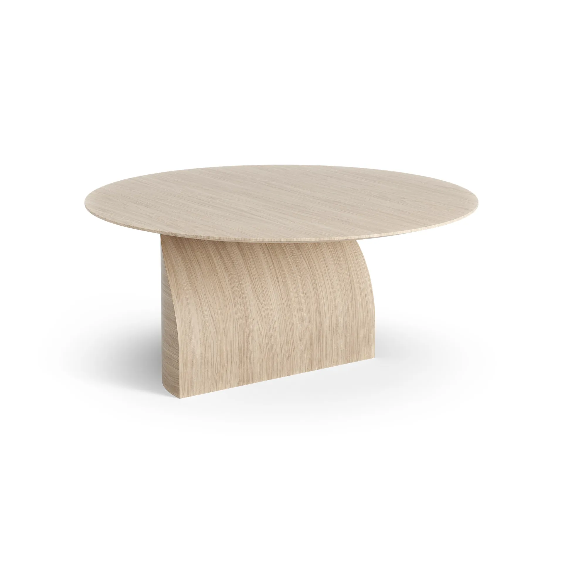Savoa Couchtisch H40cm, Eiche weiß pigmentiert Swedese