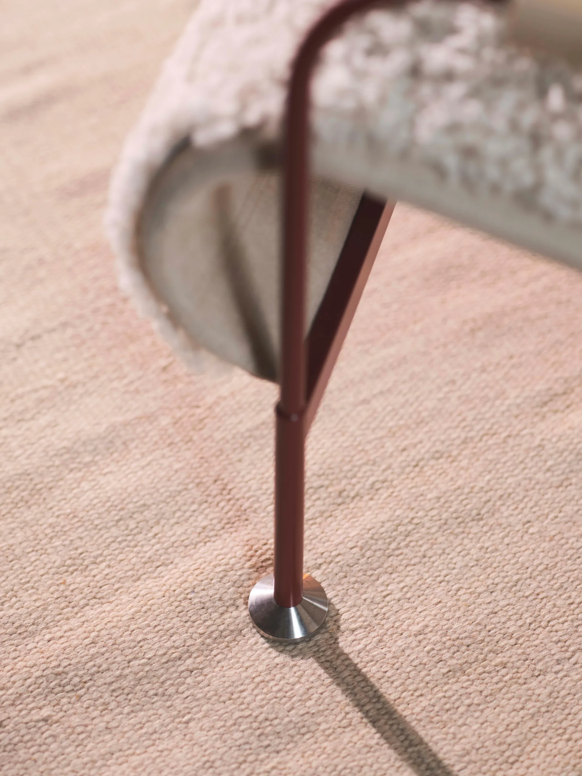 Serpentine Sessel, Leder Elmo Soft Hellbraun-Chrom-Tärnsjö Cognac Swedese