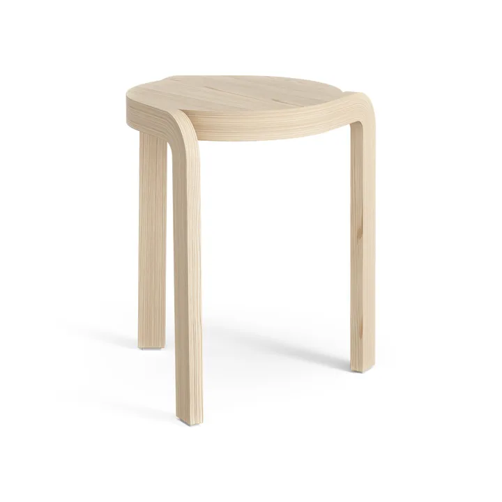 Spin runder Hocker H44 cm - Esche lackiert, Ø32x44 cm - Swedese