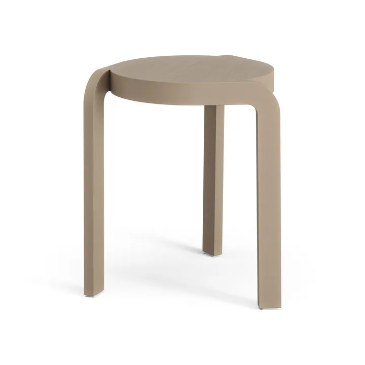 Spin runder Hocker H44 cm - Esche-nutmeg, Ø32x44 cm - Swedese