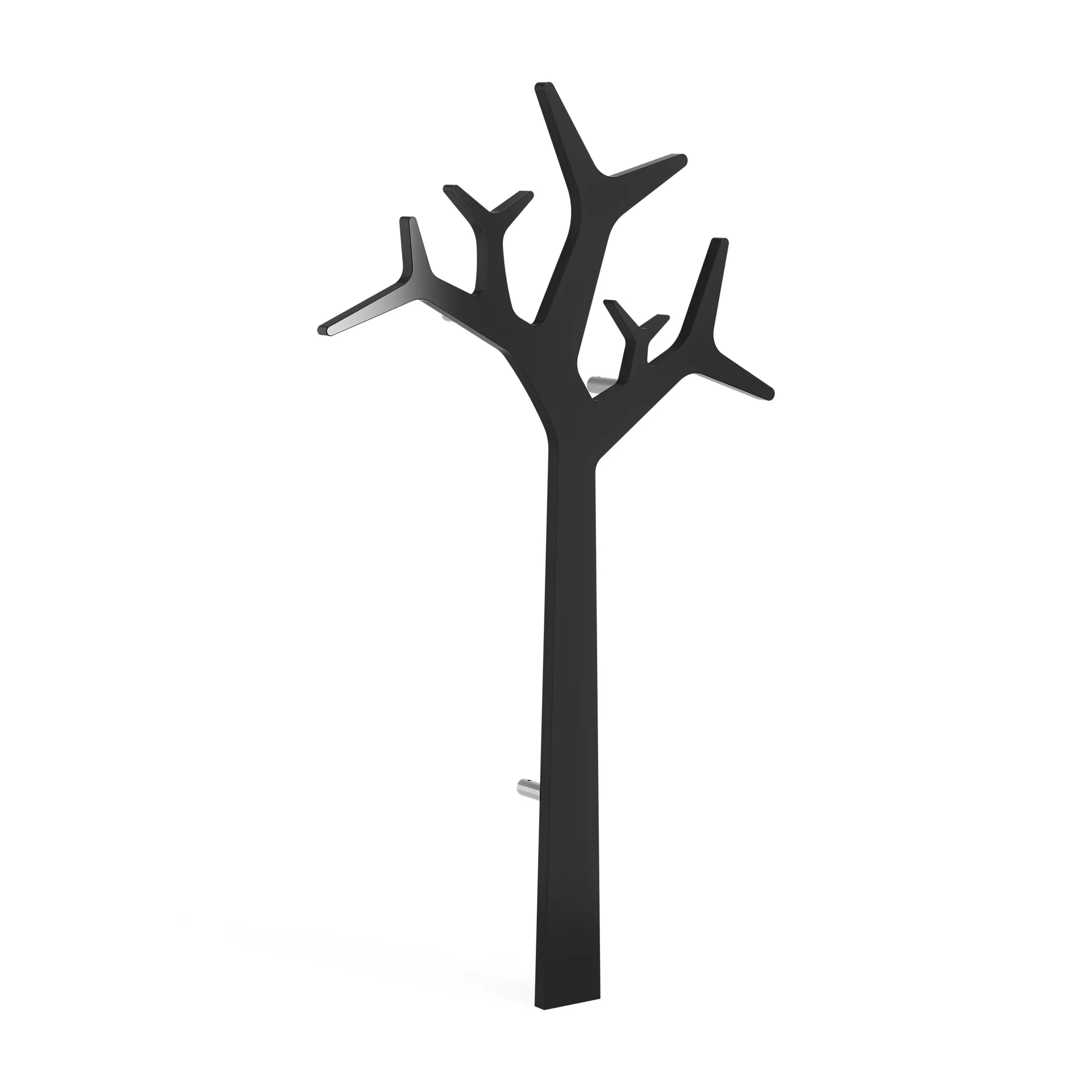 Tree Kleiderhaken Wand 134cm, Schwarz Swedese