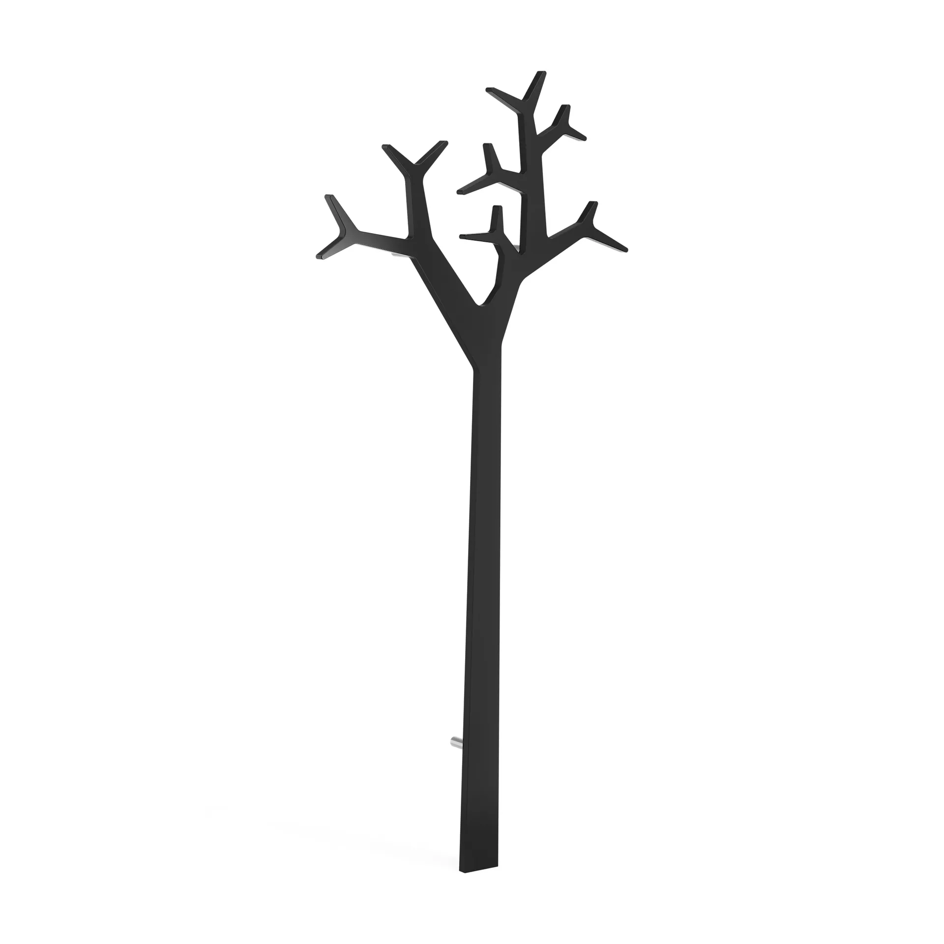 Tree Kleiderhaken Wand 194cm, Schwarz Swedese