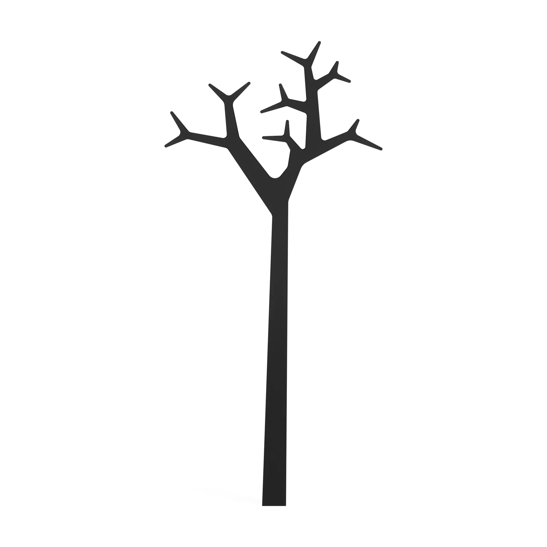 Tree Kleiderhaken Wand 194cm, Schwarz Swedese