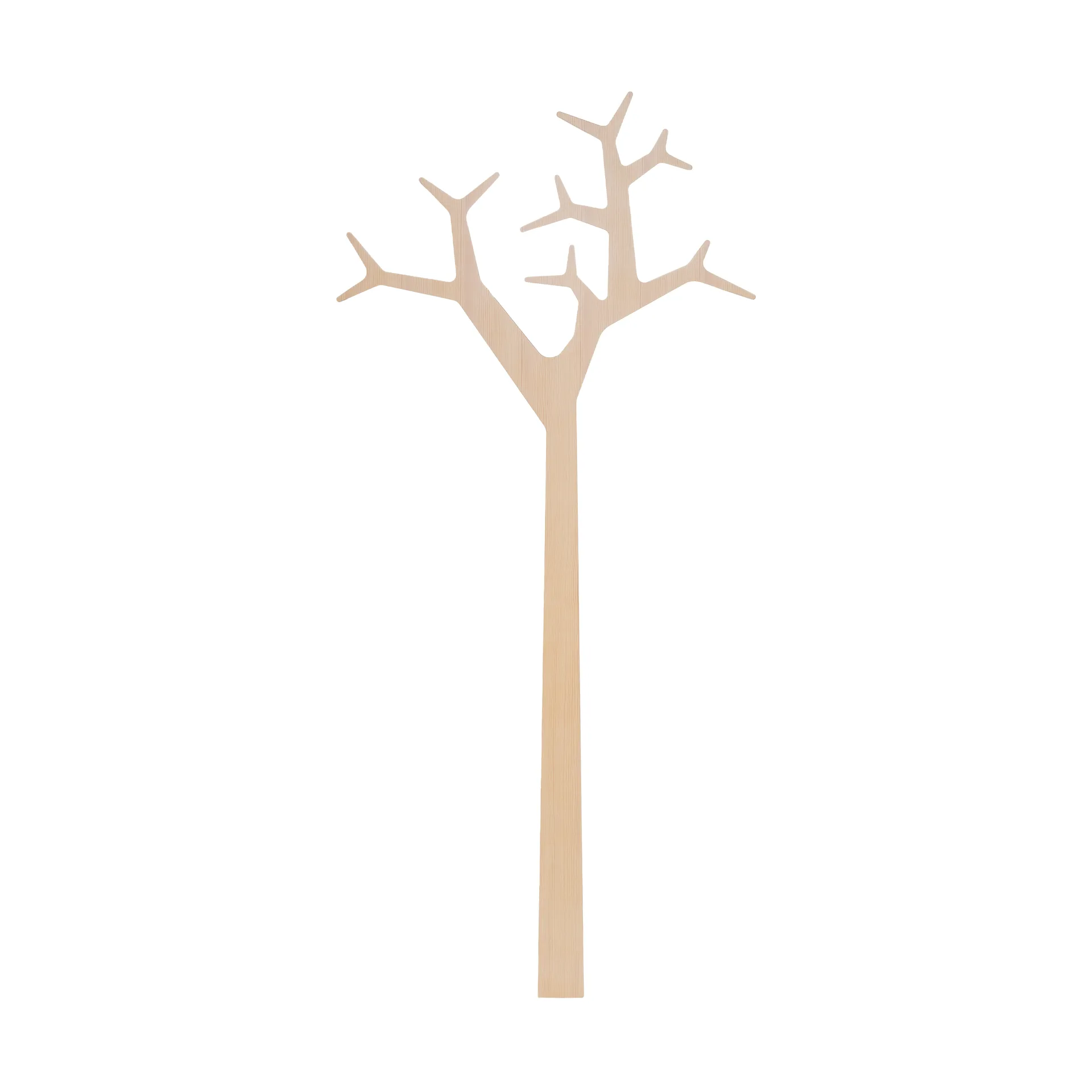 Tree Wandmontierter Garedrobenaufhängung Special Edition 194 cm, Weiß pigmentierte Kiefer Swedese