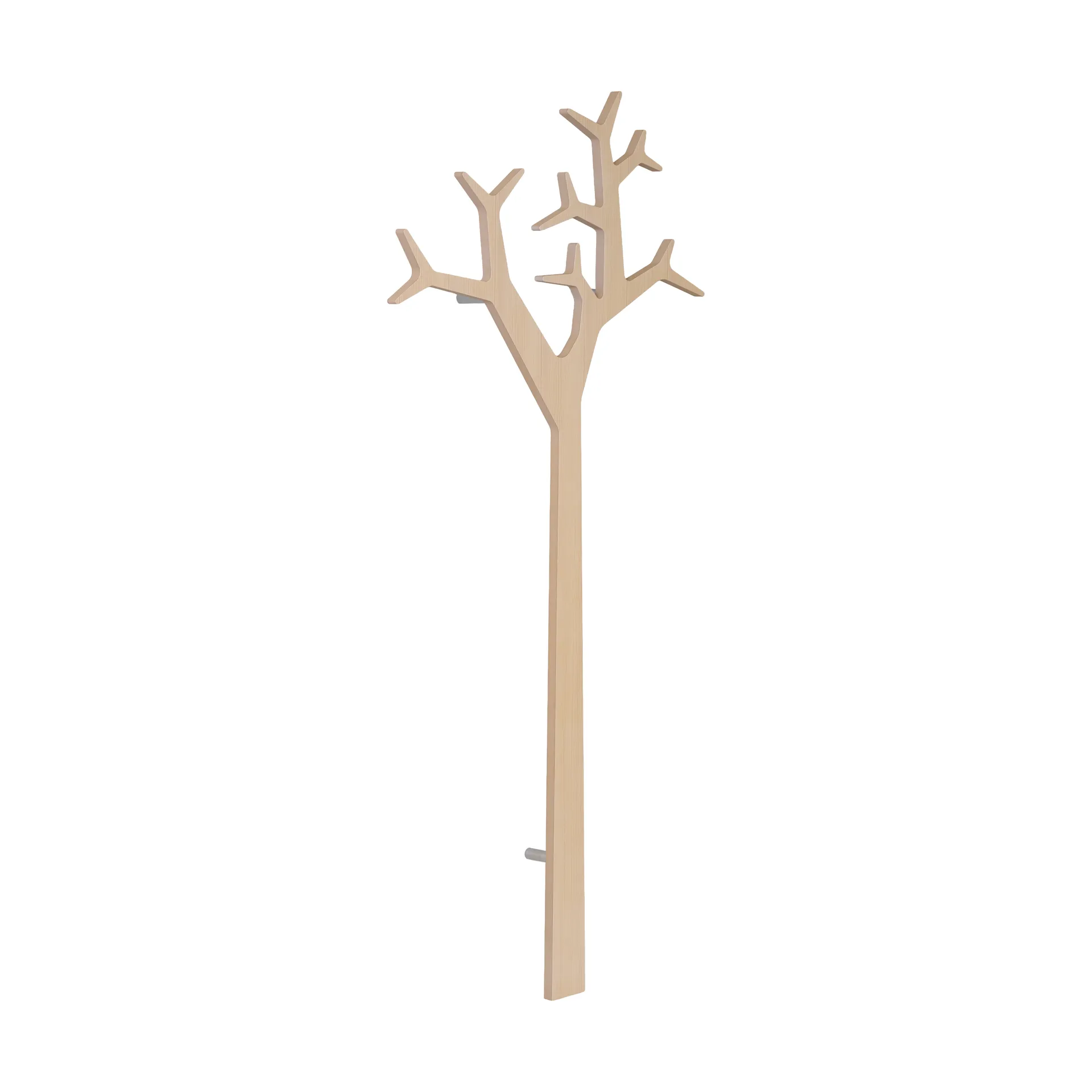 Tree Wandmontierter Garedrobenaufhängung Special Edition 194 cm, Weiß pigmentierte Kiefer Swedese