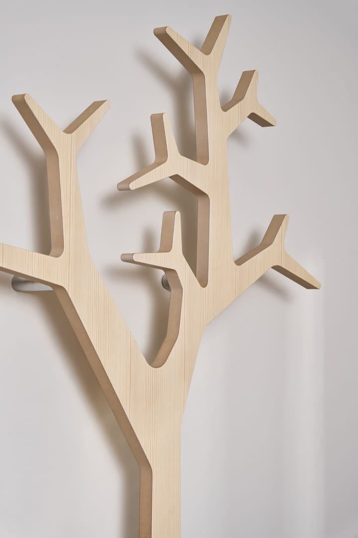 Tree Wandmontierter Garedrobenaufhängung Special Edition 194 cm, Weiß pigmentierte Kiefer Swedese