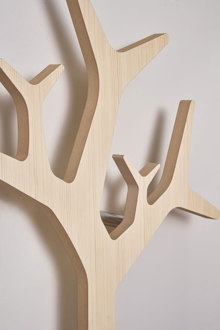 Tree Wandmontierter Garedrobenaufhängung Special Edition 194 cm, Weiß pigmentierte Kiefer Swedese