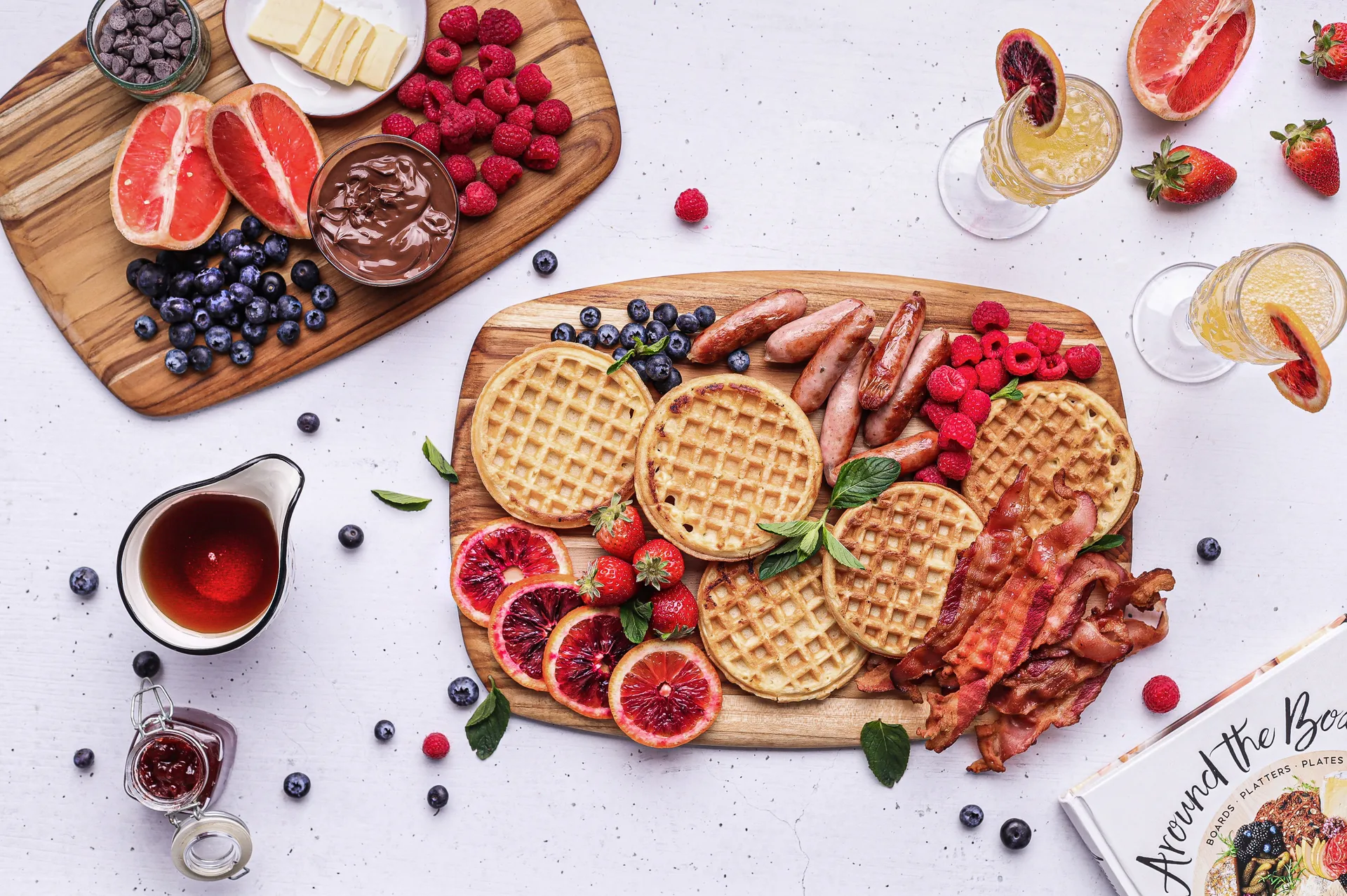 Elegant Rectangle Serving Schneidbrett 204, L Teakhaus